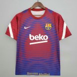 Maillot Barcelona Training Blue Red IV 2021/2022