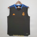 Maillot Real Madrid Vest Training Black III 2021/2022