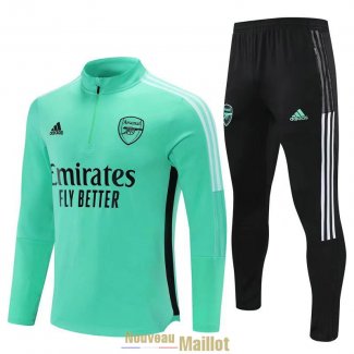 Arsenal Sweat Entrainement Green + Pantalon Black 2021/2022