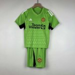 Maillot Manchester United Enfant Gardien De But Green 2023/2024