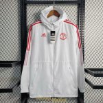 Manchester United Vestes Coupe Vent White I 2023/2024