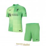 Maillot Liverpool Gardien De But Enfant Green 2021/2022